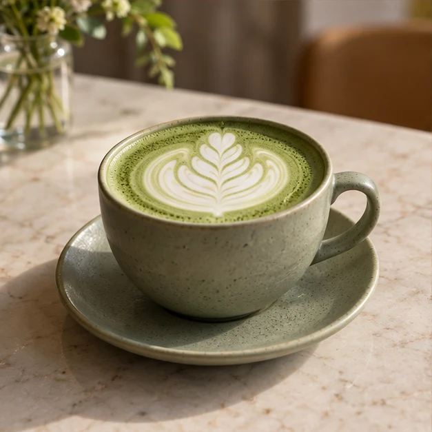 抹茶ラテのサンプル写真